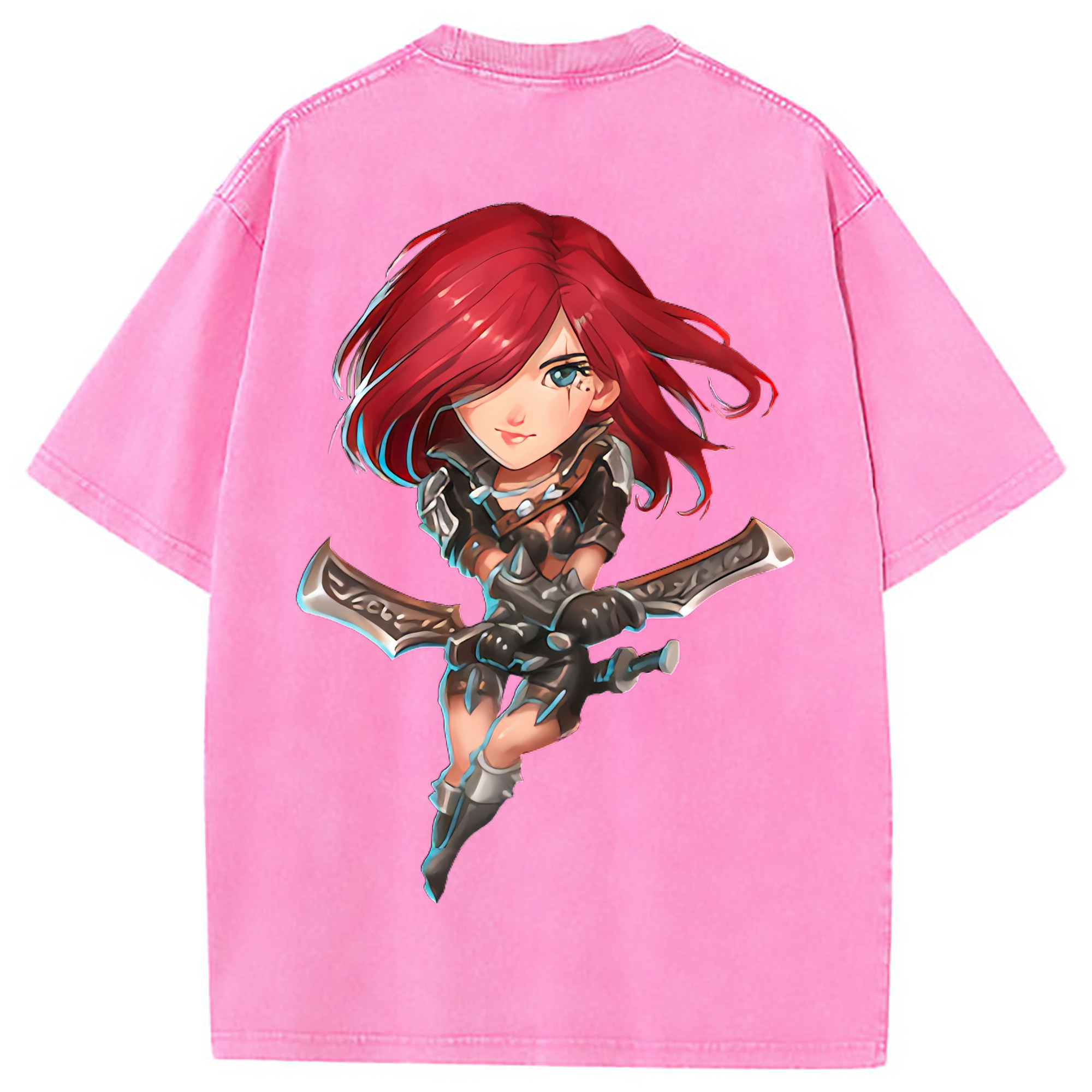 （画像用） リーグ・オブ・レジェンド League of Legends LOL 綿100% ヴィンテージ風 半袖Tシャツ（背面プリント）